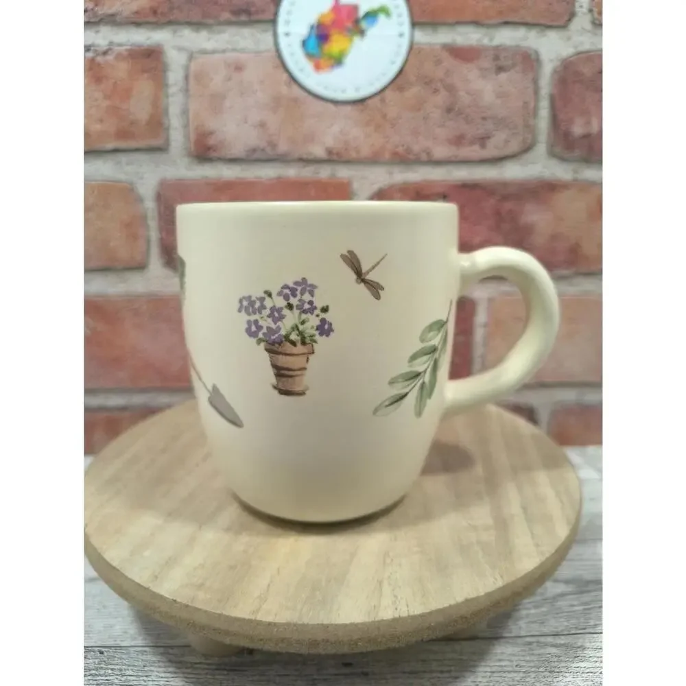 Pfaltzgraff Perennials Flower Garden Spring Plants Coffee Tea Mug Cup Gardener